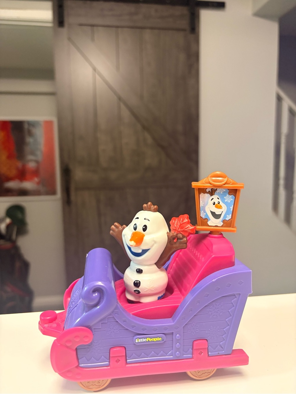 Little People Olaf Parade Float